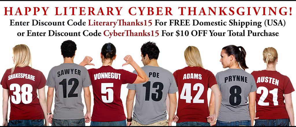 Happy Literary Cyber Thanksgiving - A Thank You From Novel-T